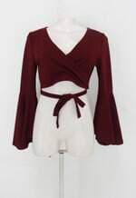 Blusa feminina vinho
