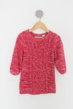 Blusa de tricot Infantil rosa