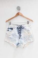 Shorts lady rock feminino azul