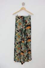 Calça de tecido feminina estampad