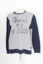 Blusa warner bros feminina cinza com Bordado