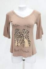 Blusa rous feminina estampada com Silk