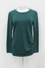 Blusa feminina verde com Franzido