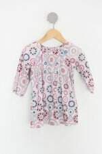 Vestido Infantil ald navy estampado