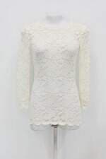 Blusa forever 21 feminina off-white com Renda