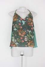 Regata feminina estampada com Plissado