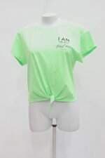 Blusa flero feminino verde neon