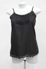 Regata wlh feminino preto com Bordado