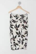 Saia maria filo feminina estampada com Sobreposição