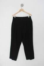 Calça de tecido feminina preta