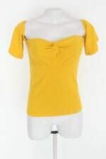 Blusa laclô feminina amarela