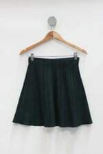 Saia lemise feminina verde com Bordado