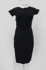 Vestido sacada feminino preto
