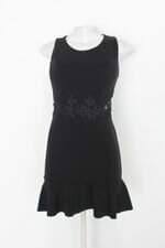 Vestido handbook feminina preta com Renda