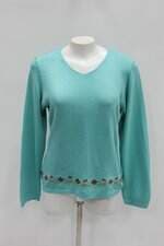 Blusa tricot feminina estampada