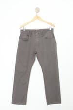 Calça de sarja tommy hilfiger masculina cinza