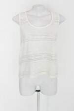 Blusa forever21 feminina off-white com Transparência