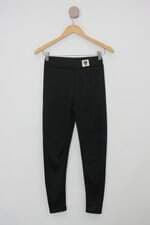 Calça de tecido feminina preta com Forro