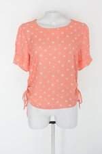 Blusa wi-fi feminina estampada com Franzido