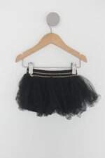 Shorts-saia Infantil yoyo preto
