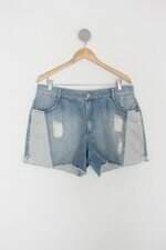 Shorts maria valentina feminino azul