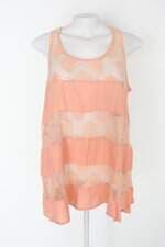 Regata feminina rosa com Renda