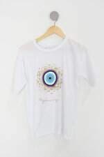 Camiseta Infantil bambaki branco com silk 