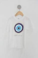 Camiseta Infantil branca com silk 
