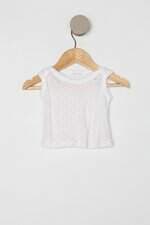 Blusa Infantil branca estampada