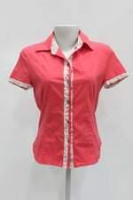 Camisa tomato feminina coral com Recortes