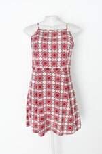 Vestido feminino estampado com Bojo