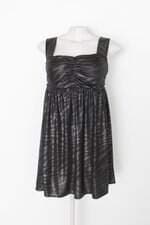 Vestido marisa feminino preto com Franzido