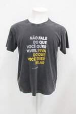 Camiseta masculina preta com Silk