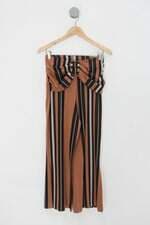 Calça de tecido maria filo feminino listrado