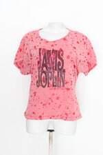 Blusa red o feminina vermelha com Silk