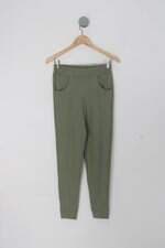 Calça de tecido mescla clothing feminina verde