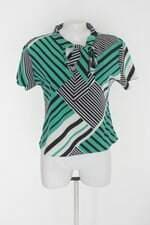 Blusa feminina estampada com Laço