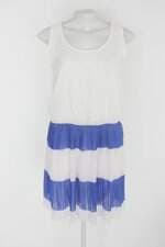 Vestido c&a feminino bicolor com Plissado e Forro