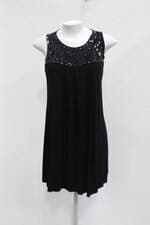 Vestido pipolaki feminino preto com Paetê