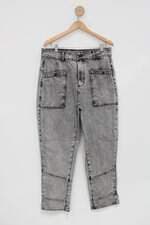 Calça Jeans dzarm denim feminina cinza