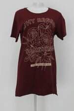 Blusa alongada renner feminina vermelha 