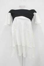 Vestido Amaro feminino bicolor com Recortes