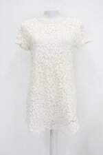 Vestido farm feminino off-white com Renda