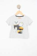 Camiseta Infantil milon cinza