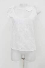 Regata red rose feminino branco com Bordado