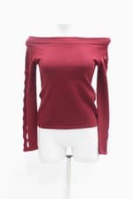 Blusa hit feminina vermelha com Recortes