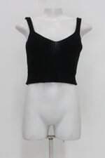Regata de tricot  feminina preta