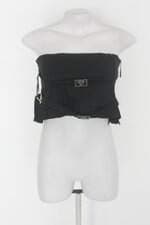 Blusa Cropped dimy feminina preta