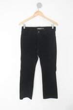 Calça de tecido feminina preta