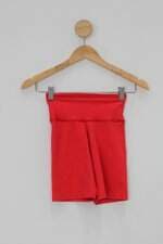Shorts de academia feminino vermelho